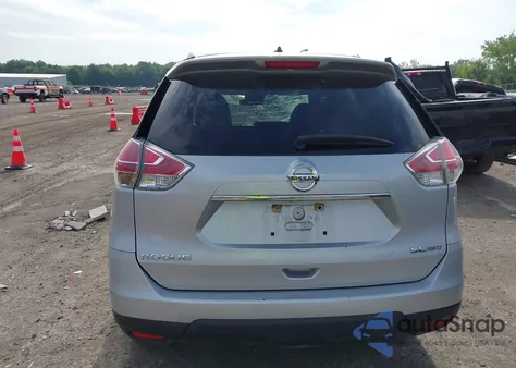 2015 Nissan Rogue Sl из США, поврежденный, VIN 5N1AT2MV5FC890706